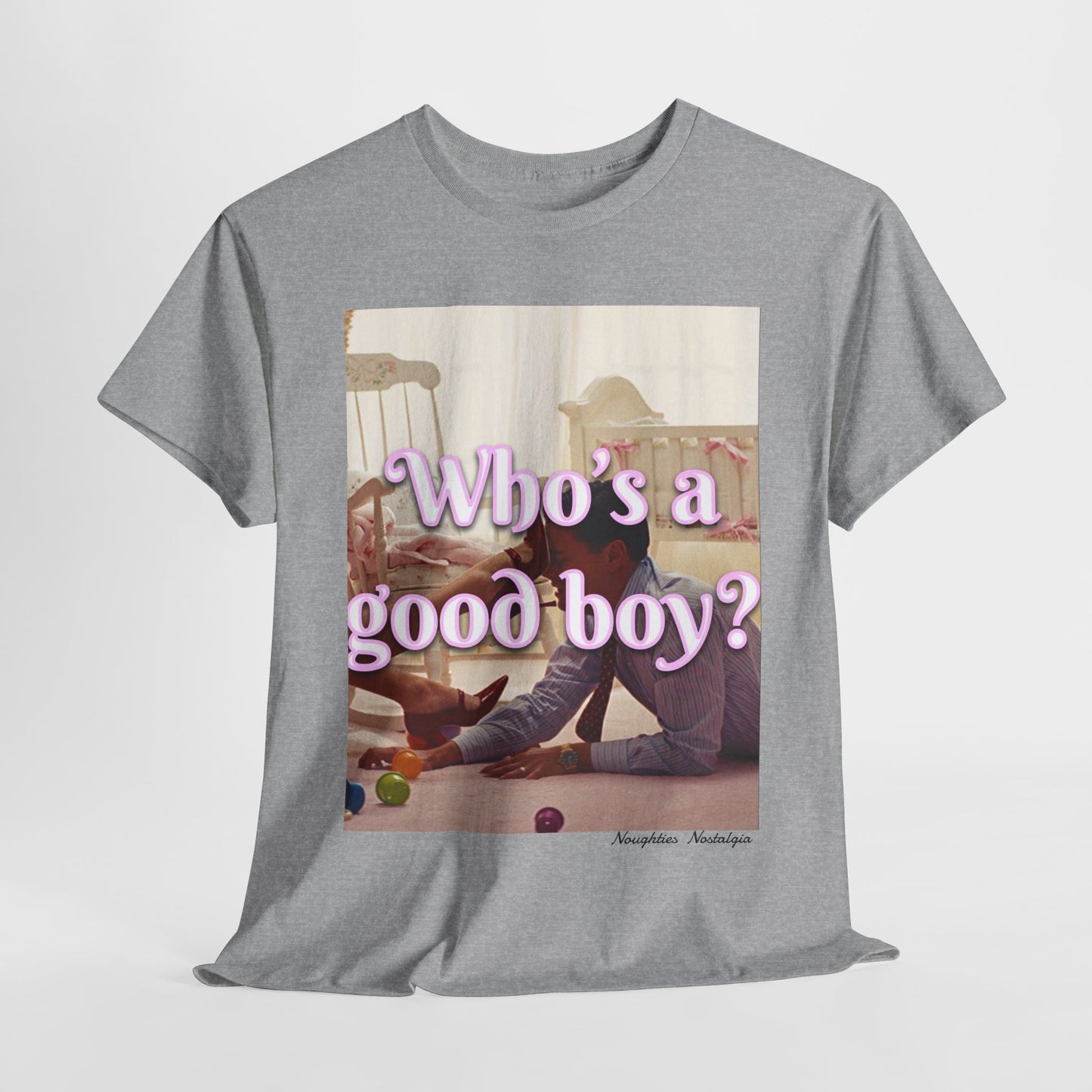 “Who’s a good boy?" Unisex Cotton Tee