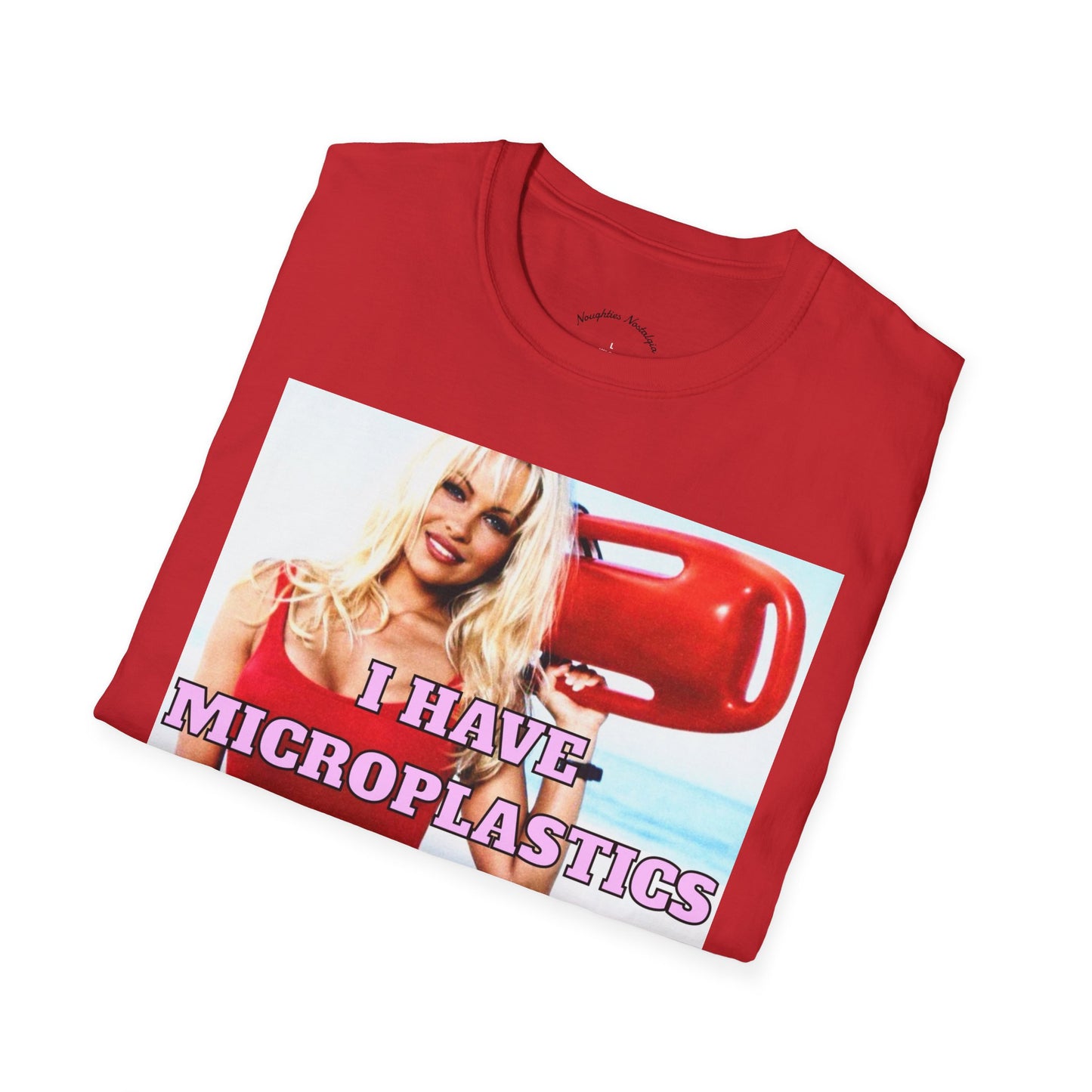 "I Have Microplastics in My Tits" Statement Tee