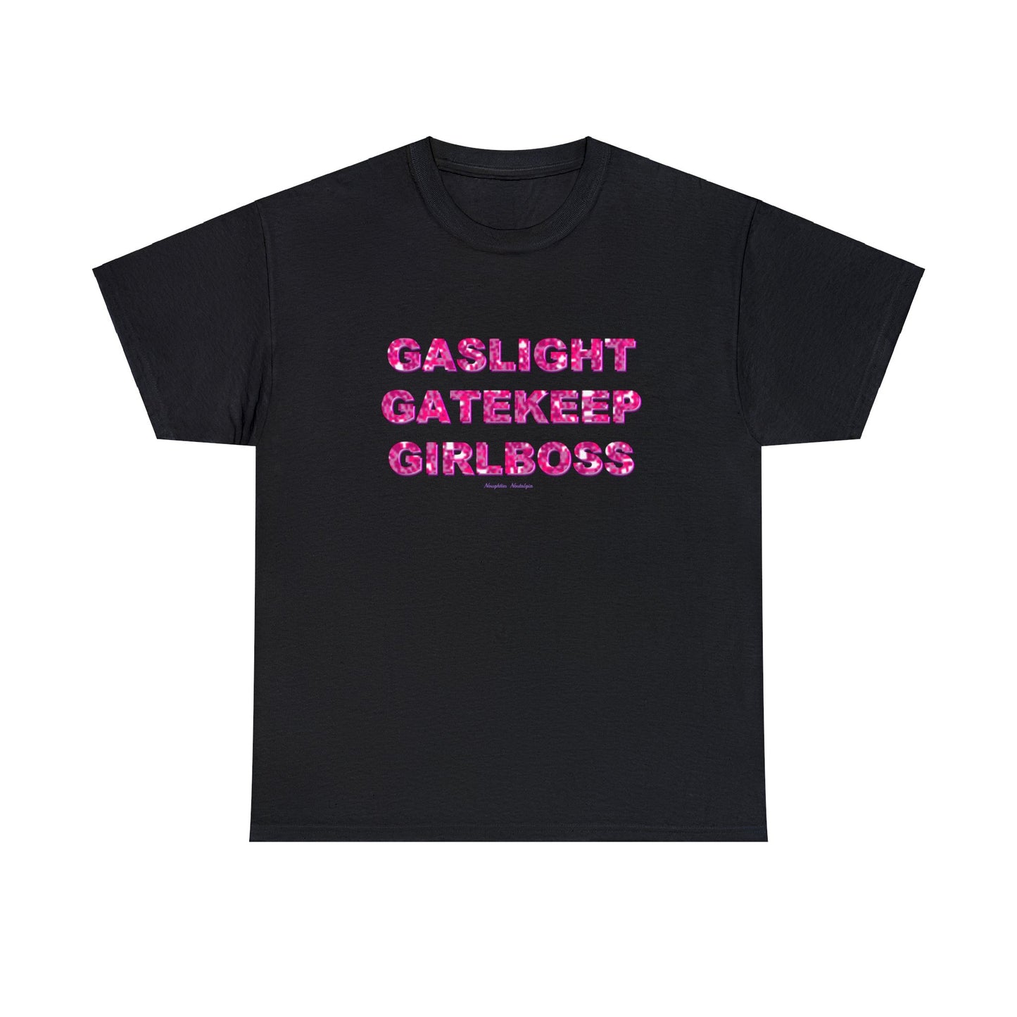 "GASLIGHT GATEKEEP GIRLBOSS" Unisex Cotton Tee