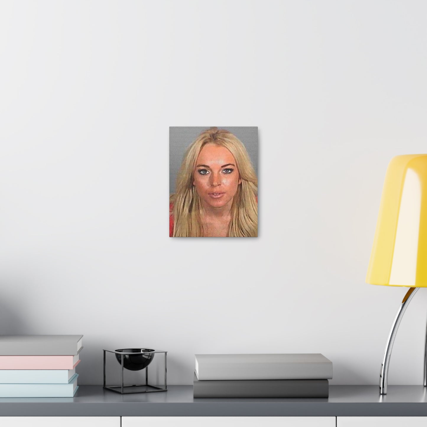 Lindsay Lohan Mugshot on Canvas (November 15, 2007)