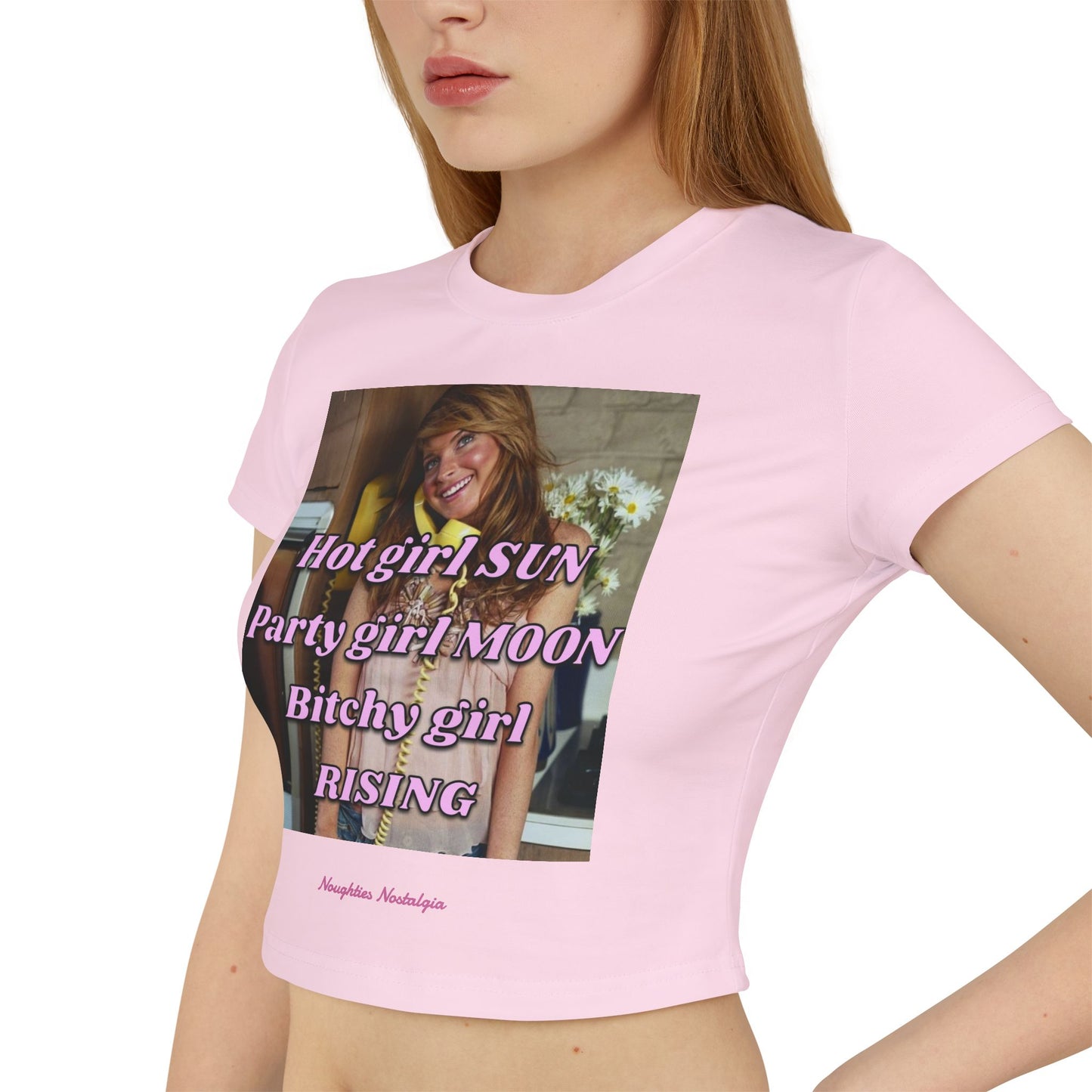 "HOT GIRL SUN, PARTY GIRL MOON, BITCHY GIRL RISING" Baby Tee