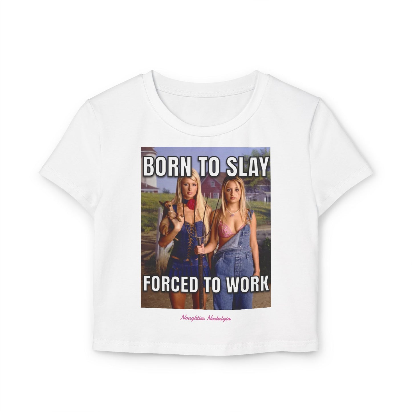 "BORN TO SLAY, FORGED TO WORK" Baby Tee
