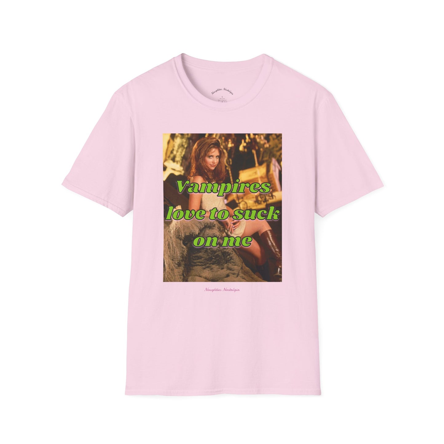 “Vampires love to suck on me” Unisex Statement Tee