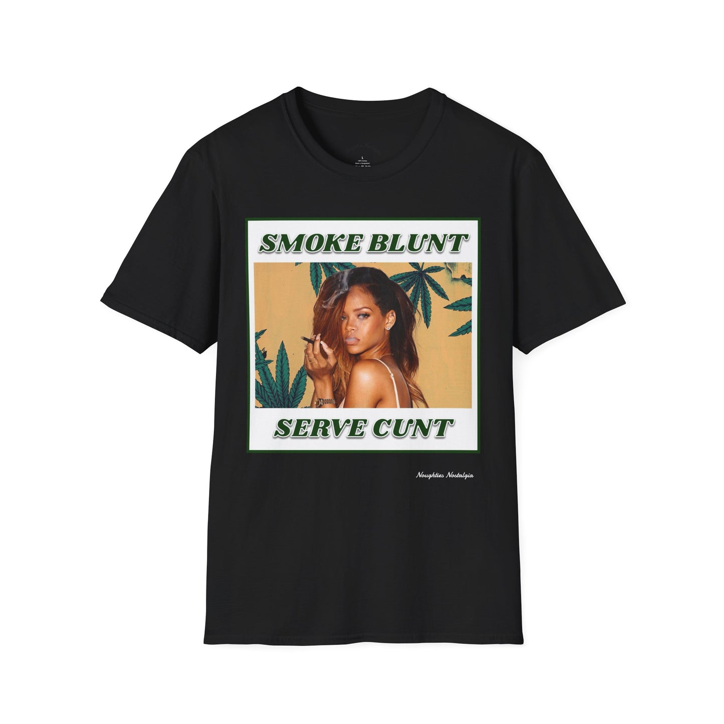 "SMOKE BLUNT SERVE C*NT" Unisex Statement Tee