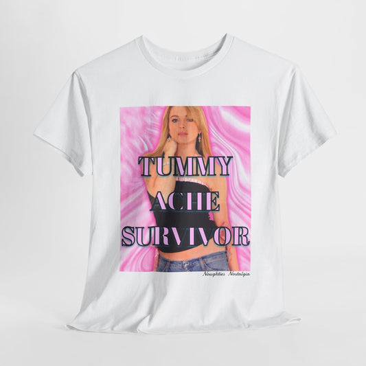 “Tummy ache survivor" Unisex Cotton Tee