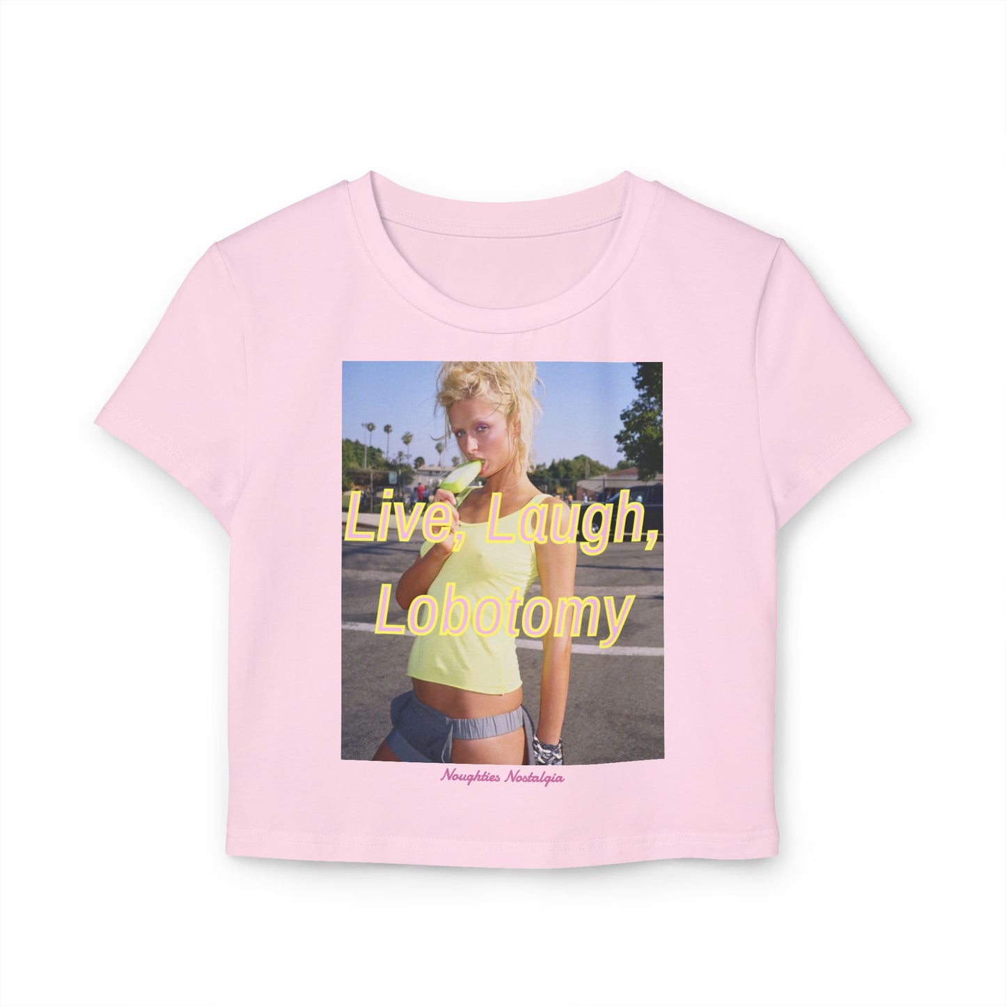 "LIVE, LAUGH, LOBOTOMY Baby Tee