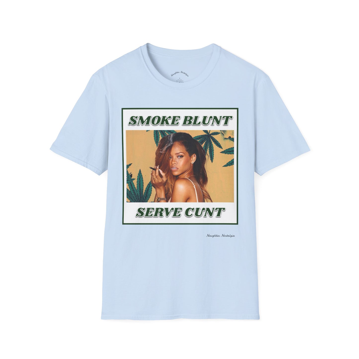 "SMOKE BLUNT SERVE C*NT" Unisex Statement Tee