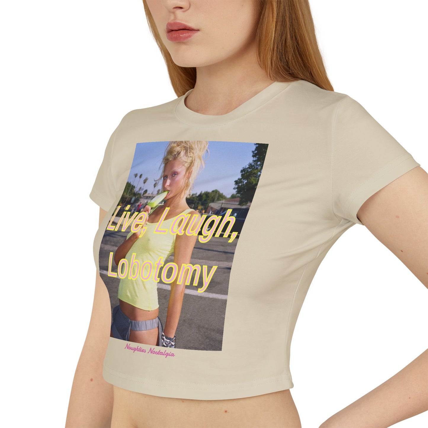 "LIVE, LAUGH, LOBOTOMY Baby Tee