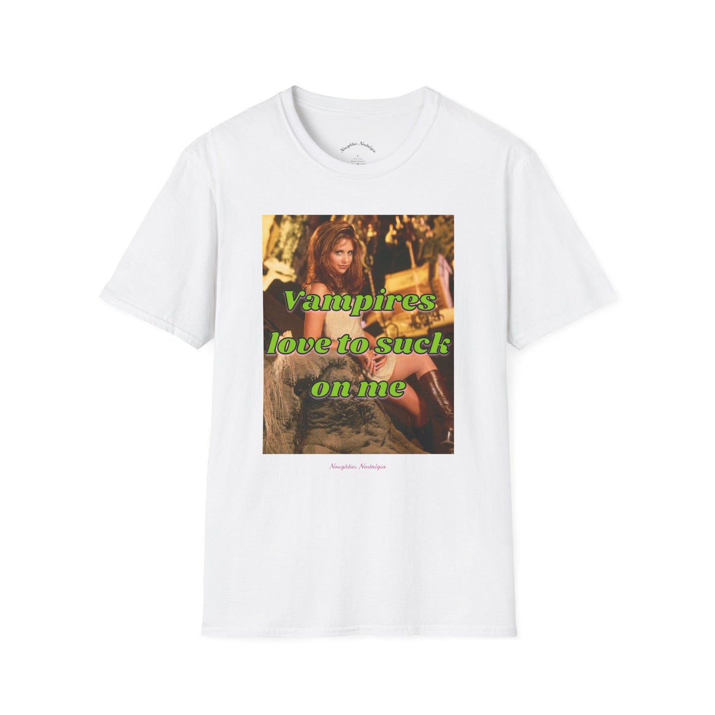 “Vampires love to suck on me” Unisex Statement Tee