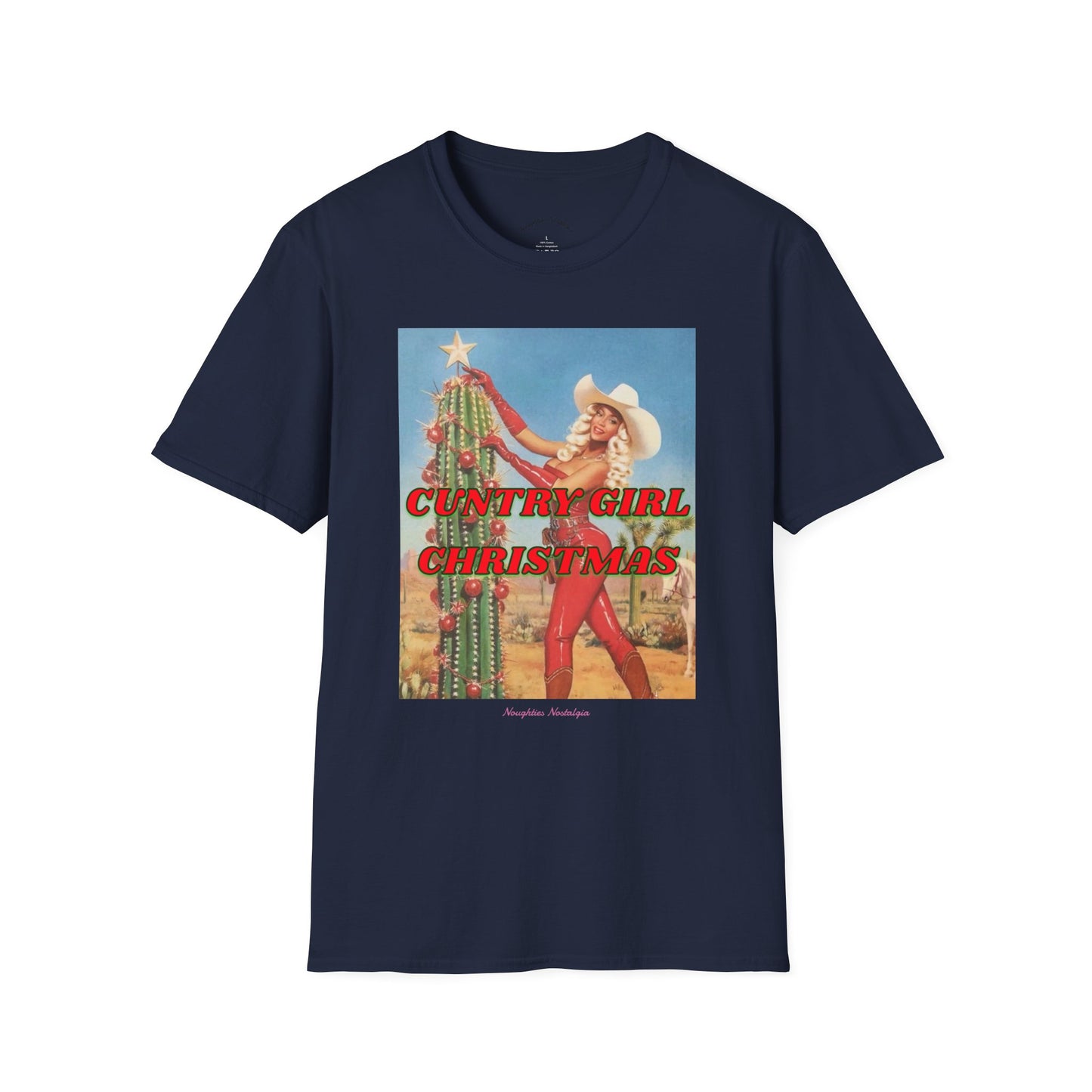 “CUNTRY GIRL CHRISTMAS” Unisex Statement Tee