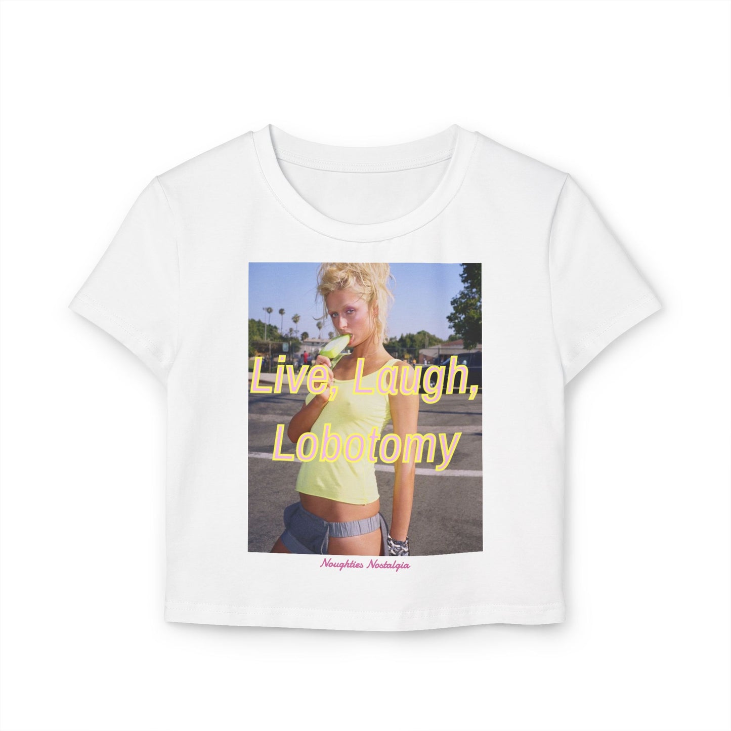 "LIVE, LAUGH, LOBOTOMY Baby Tee