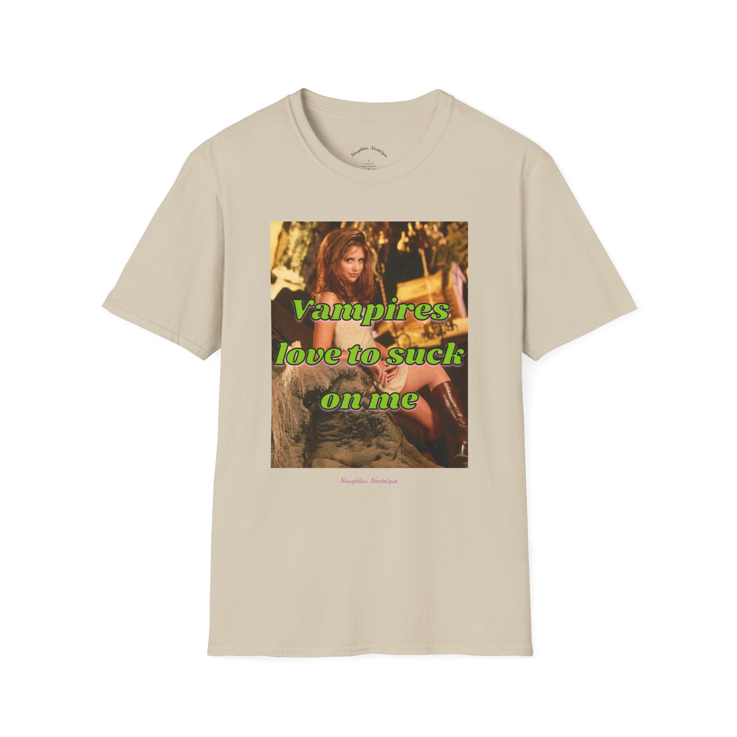 “Vampires love to suck on me” Unisex Statement Tee