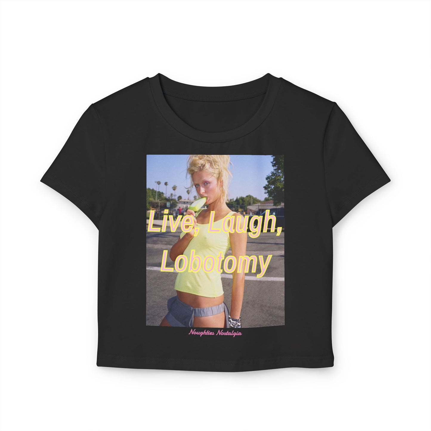 "LIVE, LAUGH, LOBOTOMY Baby Tee