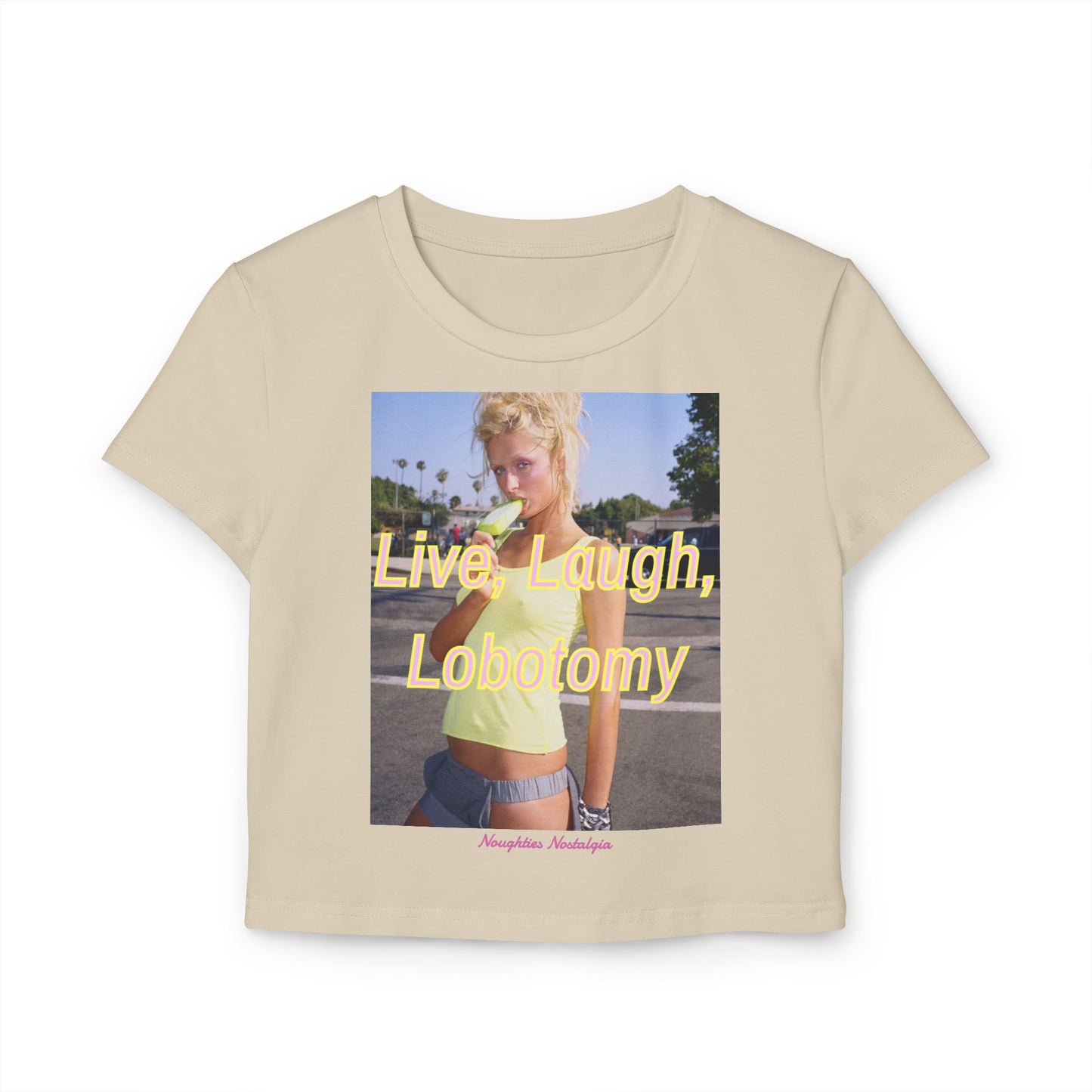 "LIVE, LAUGH, LOBOTOMY Baby Tee
