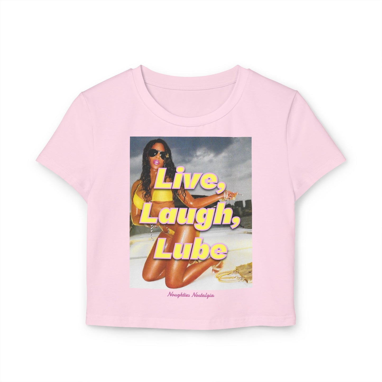 "LIVE, LAUGH, LUBE" Baby Tee