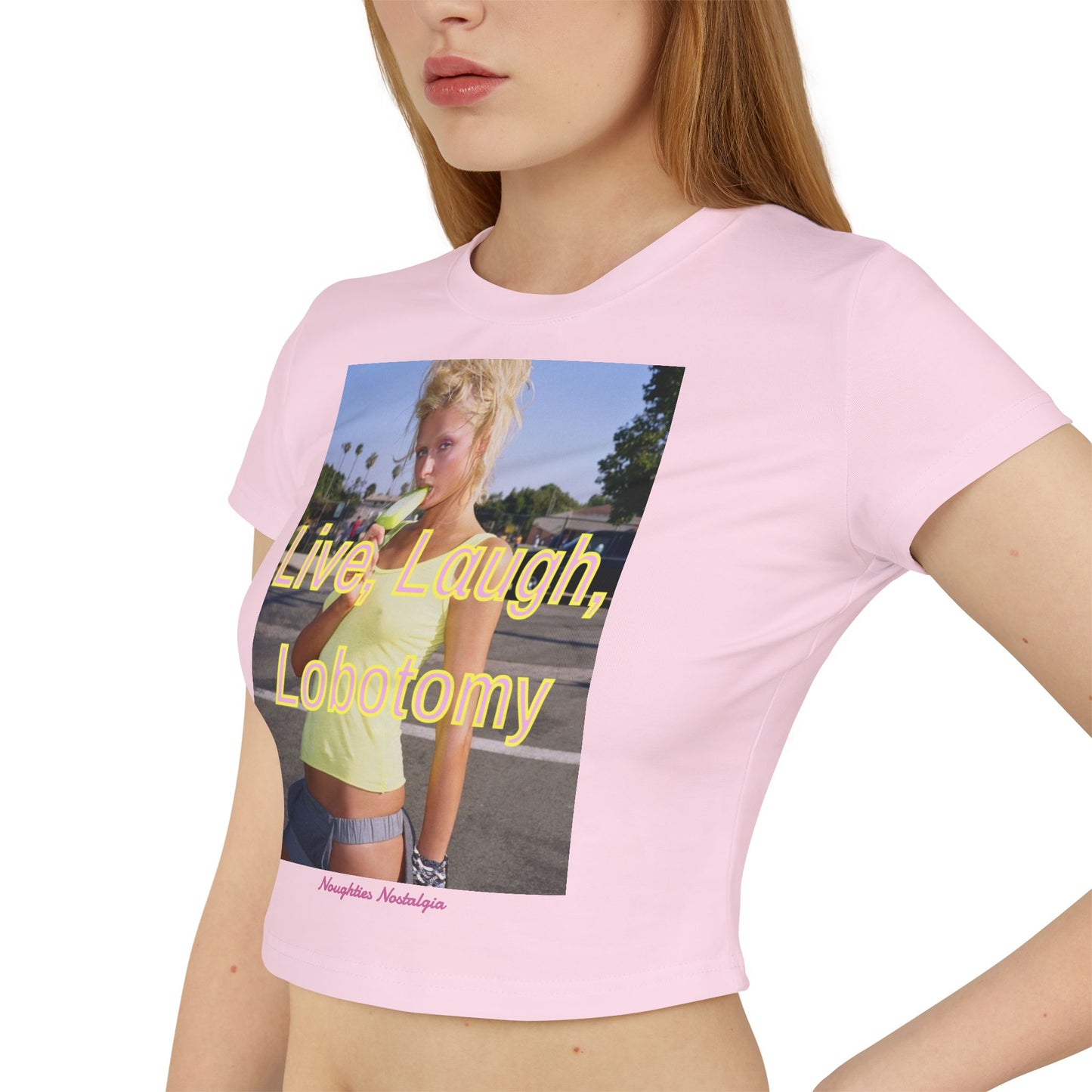 "LIVE, LAUGH, LOBOTOMY Baby Tee