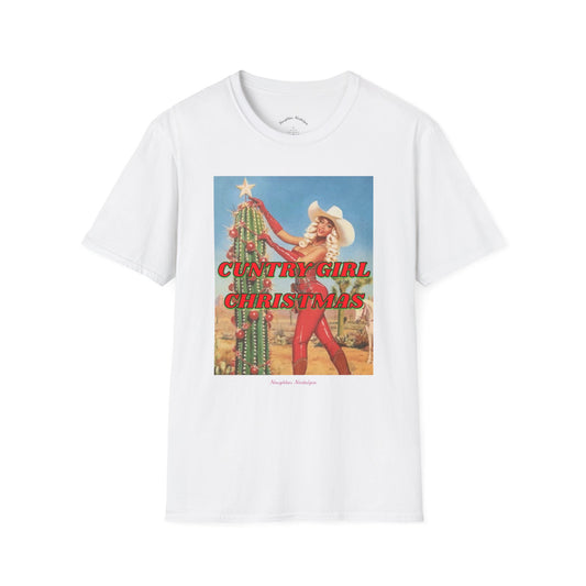 “CUNTRY GIRL CHRISTMAS” Unisex Statement Tee