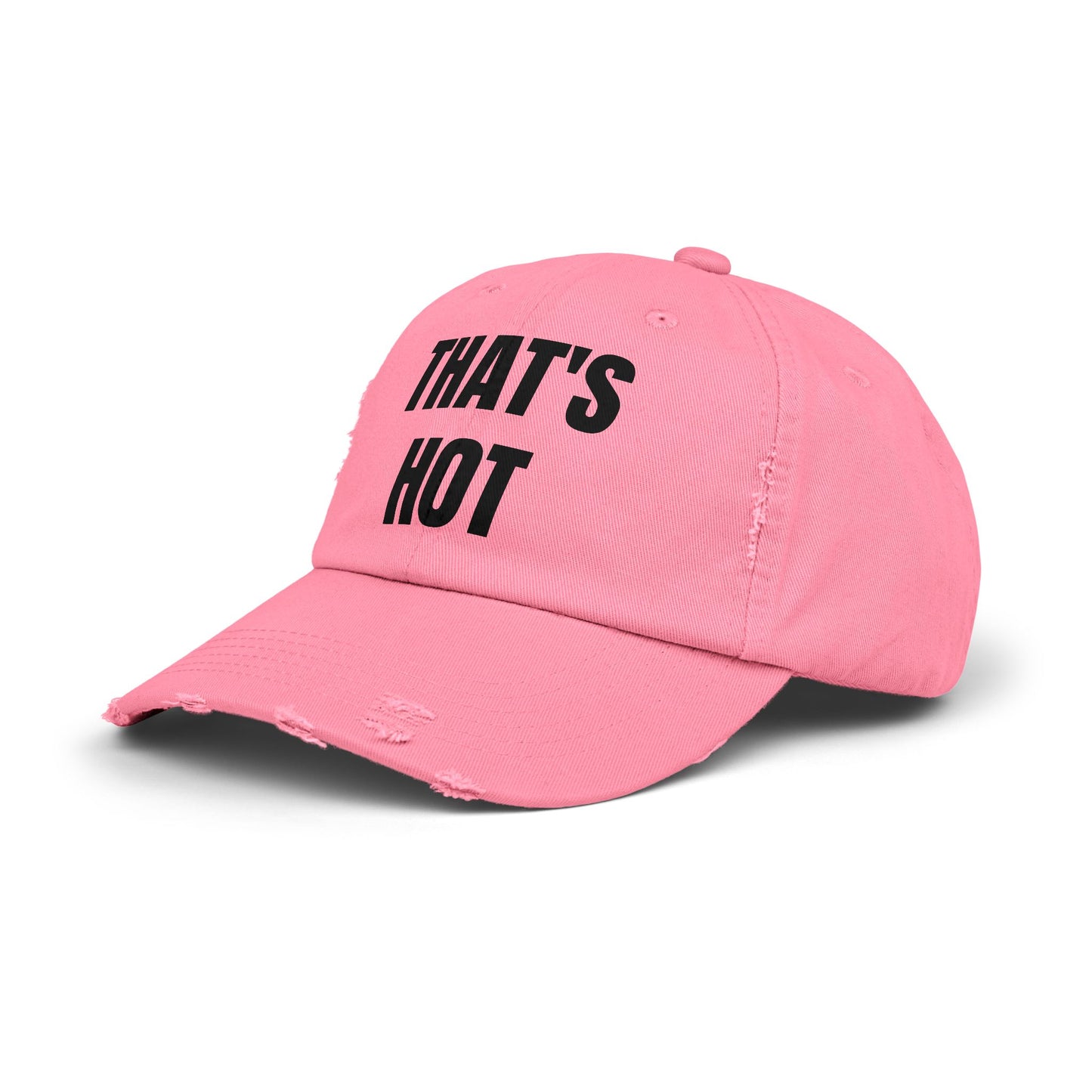 "THAT'S HOT" Distressed Cap
