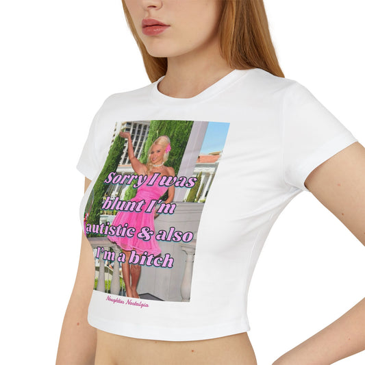 "SORRY I WAS BLUNT" Baby Tee