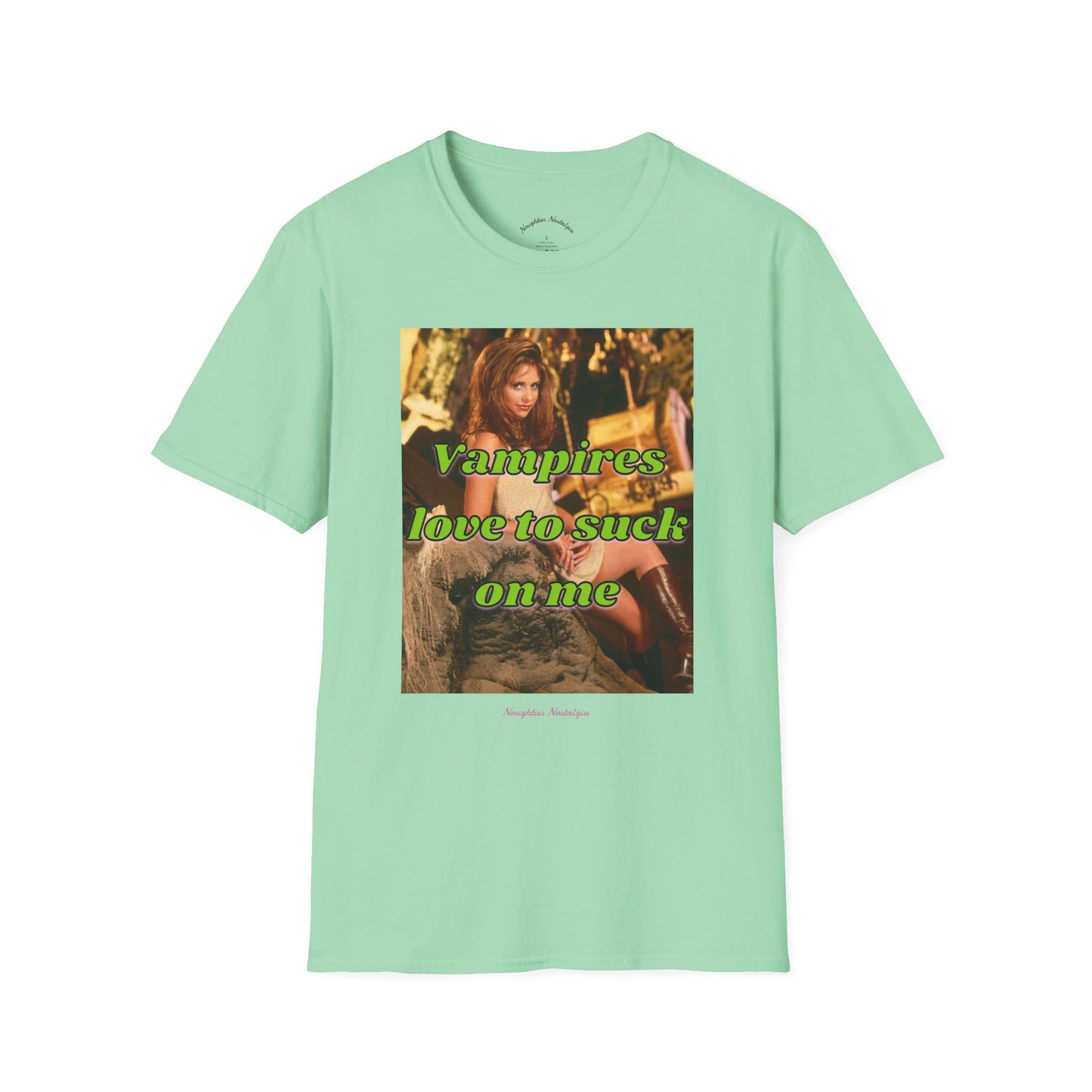 “Vampires love to suck on me” Unisex Statement Tee