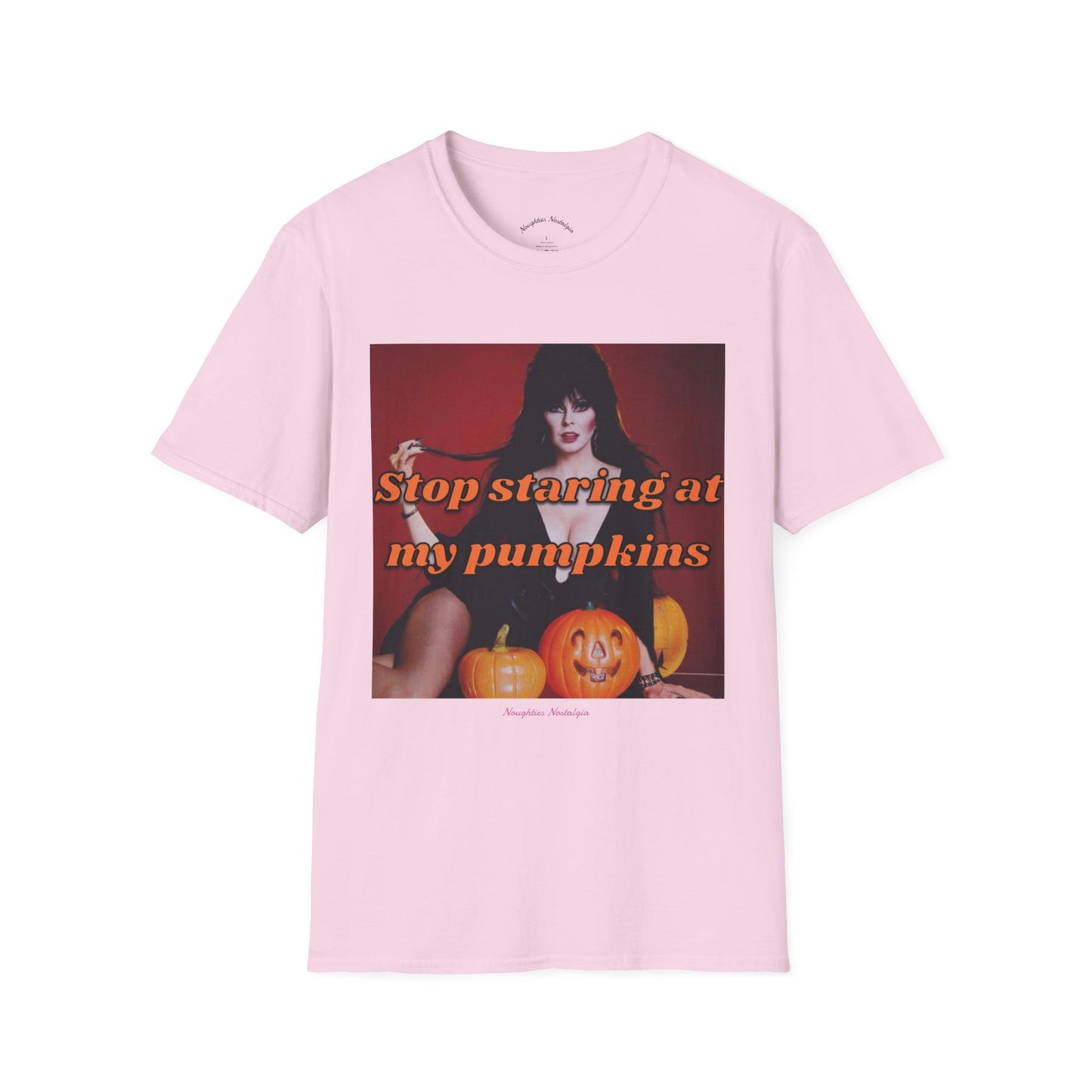 “Stop staring at my pumpkins” Unisex Statement Tee