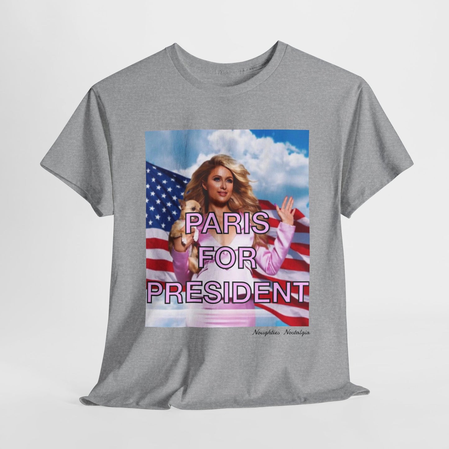 “PARIS FOR PRESIDENT" Unisex Cotton Tee